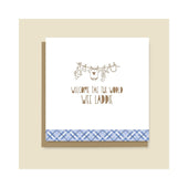 Welcome Wee Laddie Card